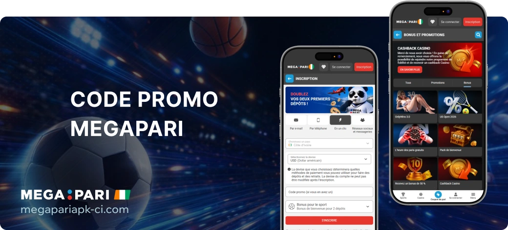 Code Promo Megapari Côte d'Ivoire - Megapari Côte d'Ivoire